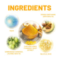 List of skincare ingredients turmeric face wash
