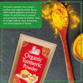 Organic Turmeric Powder by - 100% Raw with Curcumin - Lab Tested & Reports Av...