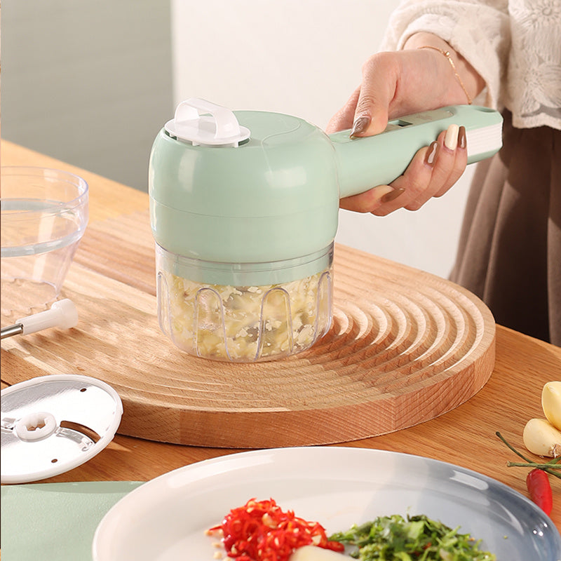 Mini Wireless Handheld Electric Microtome – Portable USB Rechargeable Slicer with Multifunctional Cutter Head for Kitchen & Food Prep