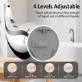 Adjustable Automatic Soap Dispenser Touchless, 4 Adjustable Levels Touchless Sensor Liquid Soap Pump Dispenser，300Ml Rechargeable Magnetic Charging Hand Soap Dispenser for Kitchen，Bathroom