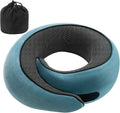 ® Snail Neck Pillow Memory Foam with Magicstrap – Adjustable Ergonomic Travel Pillow for Office/Airplane/Car, Washable Cover, Portable Cervical Support (Gray)