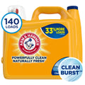 Clean Burst, 140 Loads Liquid Laundry Detergent, 140 Fl Oz
