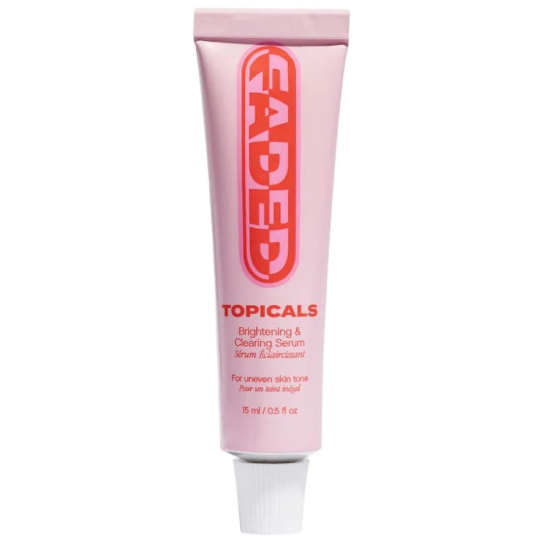 Faded Brightening and Clearing Serum | Reduces Discoloration Post-Blemish Marks Scars Spots Contains Kojic Acid Niacinamide Dermatologist-Tested Vegan Cruelty-Free Fl Oz
