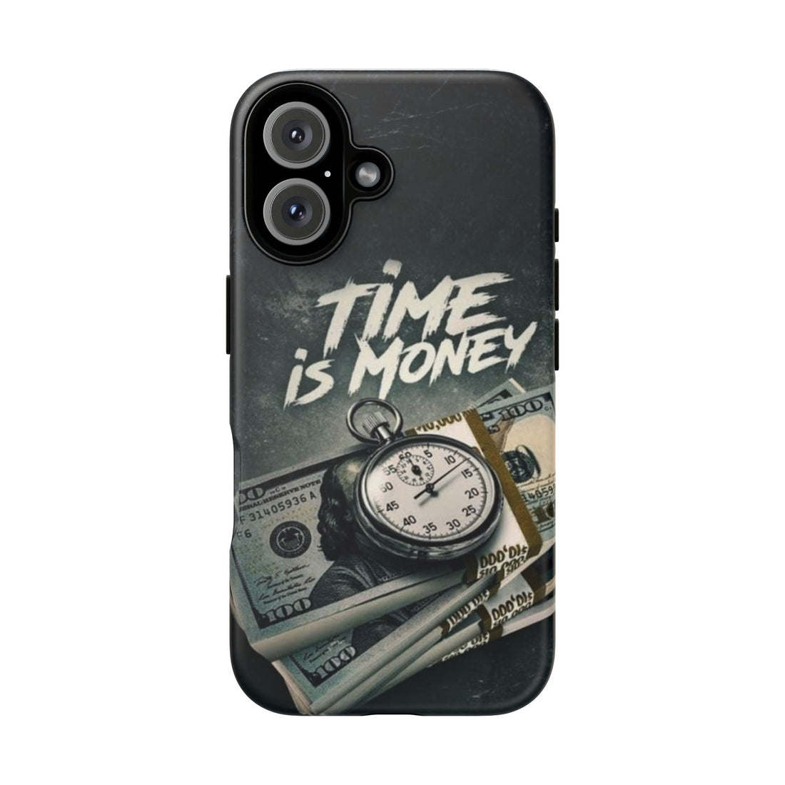 Tough Cases - Time is Money Phone Case | Money Aesthetic, Motivational Gift, Unique Phone Cover, Trendy Accessory, Business Style