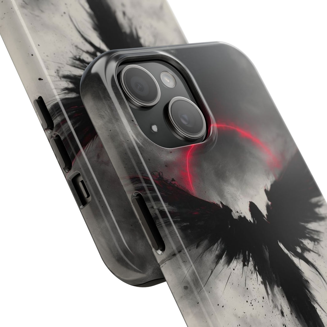Dark Angel Tough Phone Case, Aesthetic Phone Cover, Gift for Him or Her, Gothic Style Accessory, Durable Phone Protection