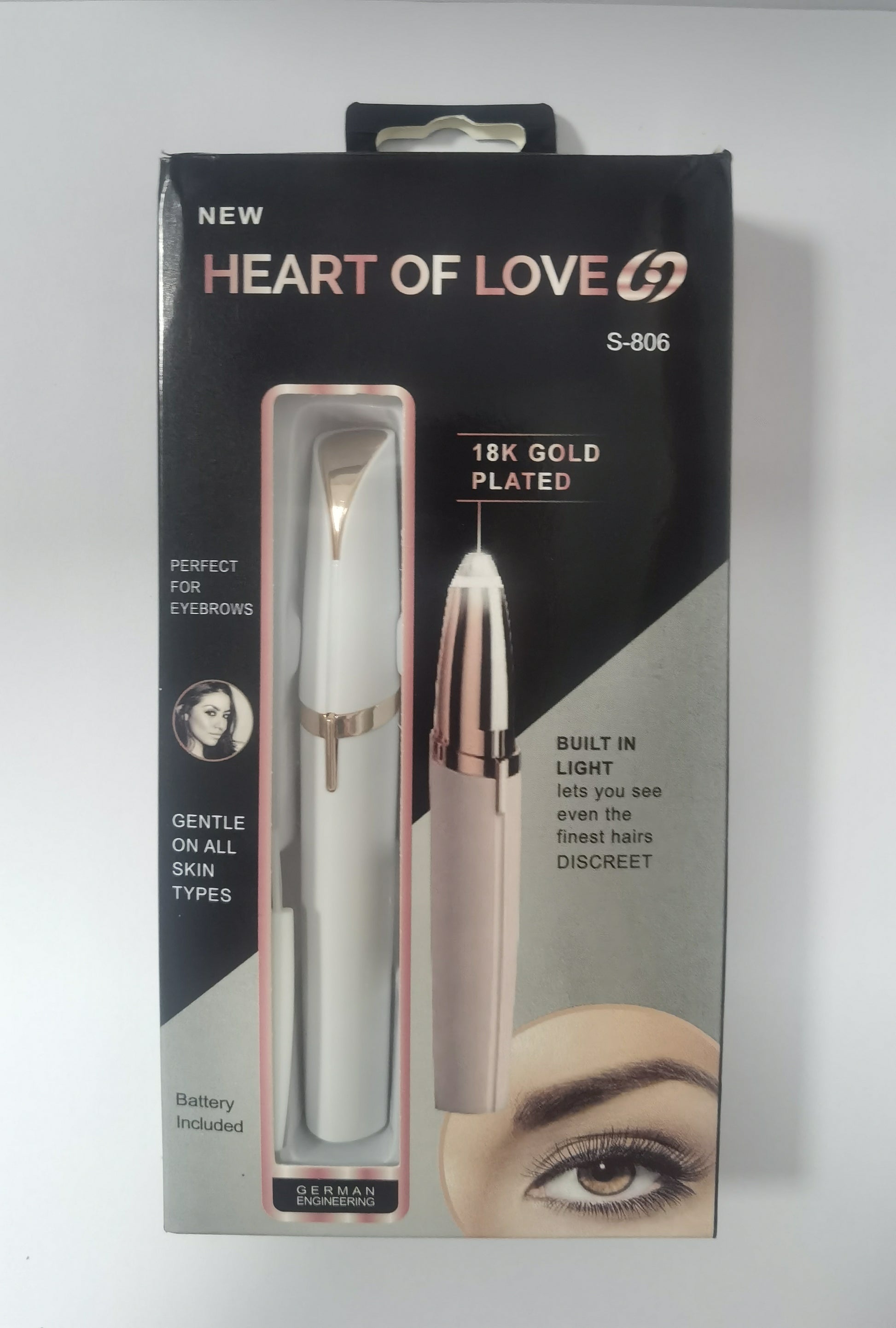 painless eyebrow epilator pen