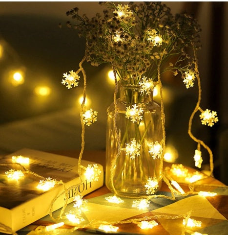 LED Starry String Lights – Battery-Powered Mini Flashing Decorative Lights for Parties & Home Decor