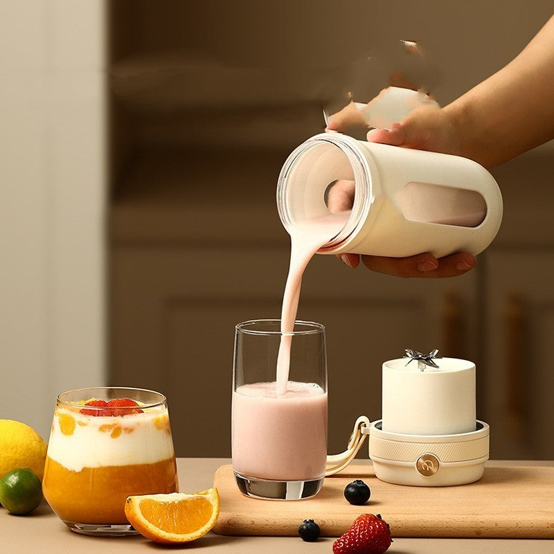 Portable Rechargeable Juicer – 350ml Compact Household Blender for Smoothies & Juicing | USB Charging, 6-Blade Cutter
