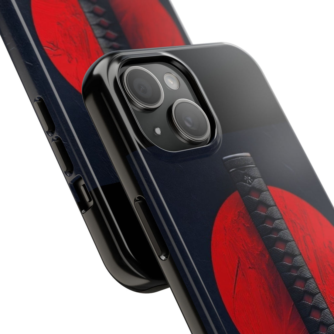 Samurai Sword Tough Phone Case, Warrior Phone Cover, Japanese Art Case, Gift for Him, Unique Mobile Protection