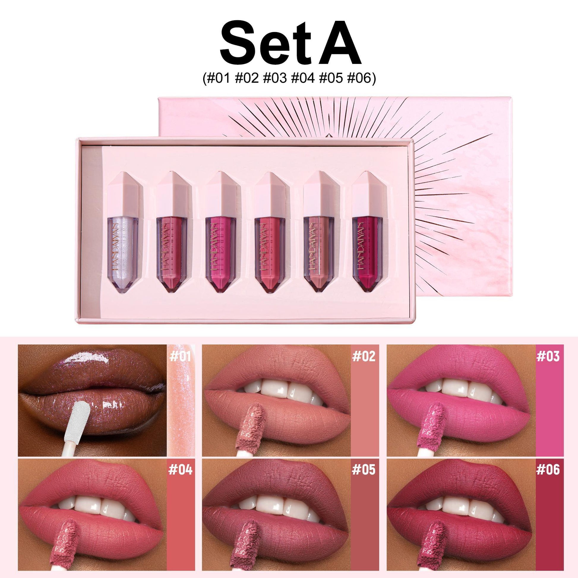 Set A of HANDAVAN Diamond Lipstick
