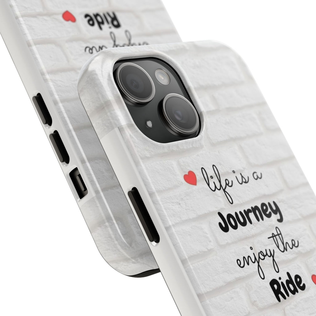 Journey Enjoy the Ride Phone Case, Tough Phone Cover, Travel Accessory, Gift for Adventurers, Quote Phone Case