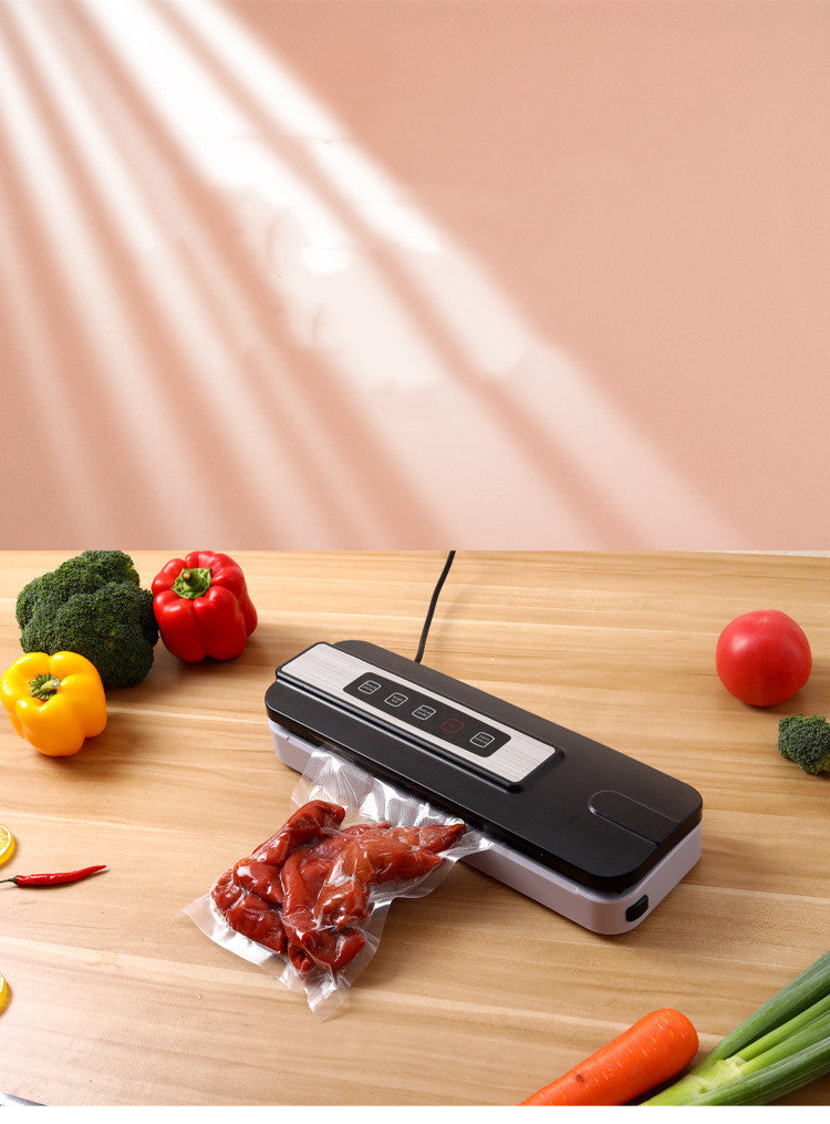 Household Vacuum Sealing Machine – Compact Food Packaging & Fresh-Keeping Sealer | Plastic Bag Sealer for Home or Wholesale Use
