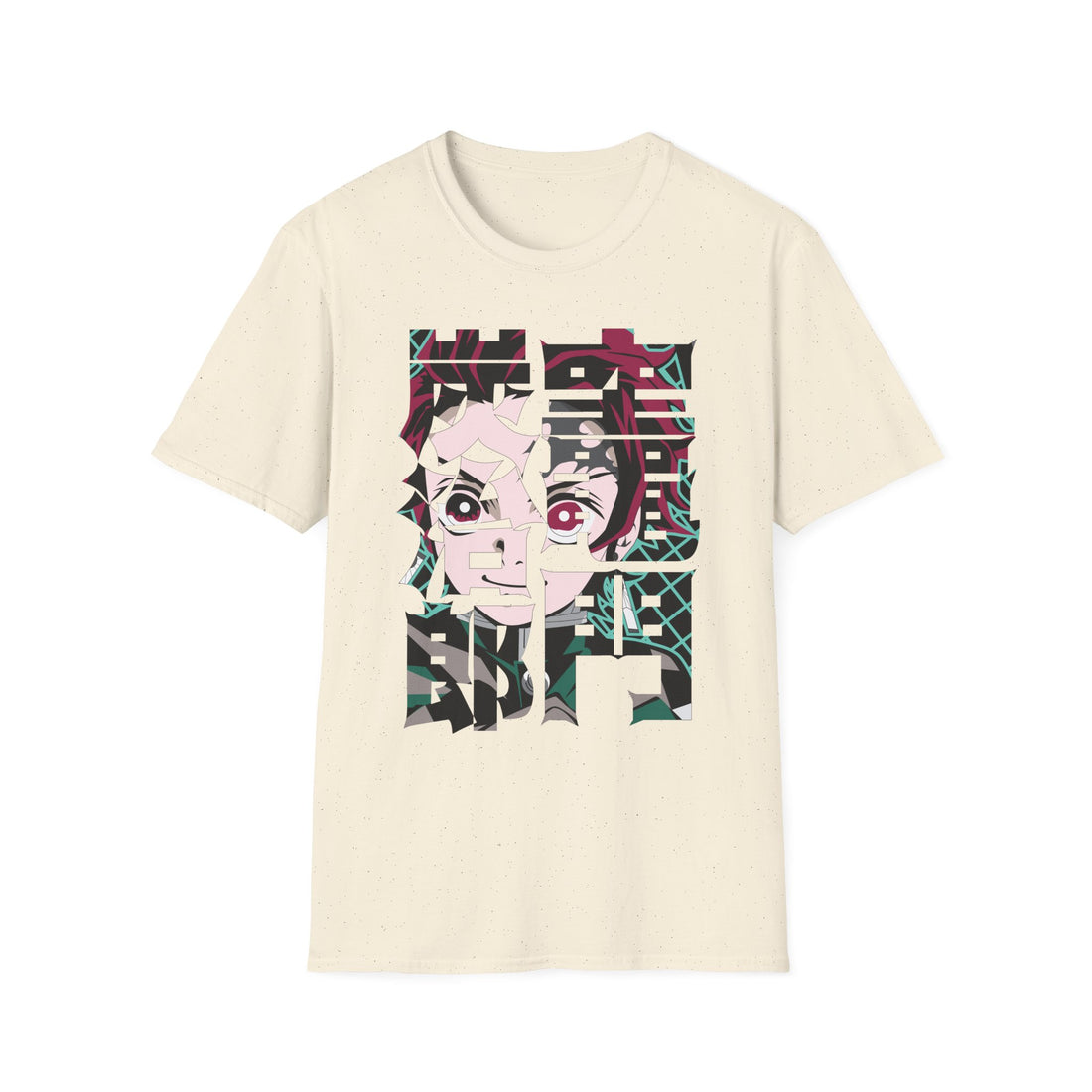 Unisex Graphic Tee: Anime Lover's T-Shirt, Tanjiro Kamado Design, Geeky Gift, Casual Wear, Birthday Present, Fan Merchandise