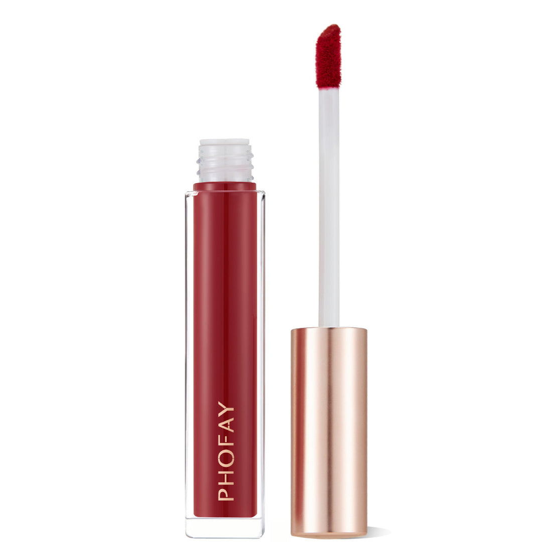 PHOFAY non-sticky lip gloss with moisturizing shine