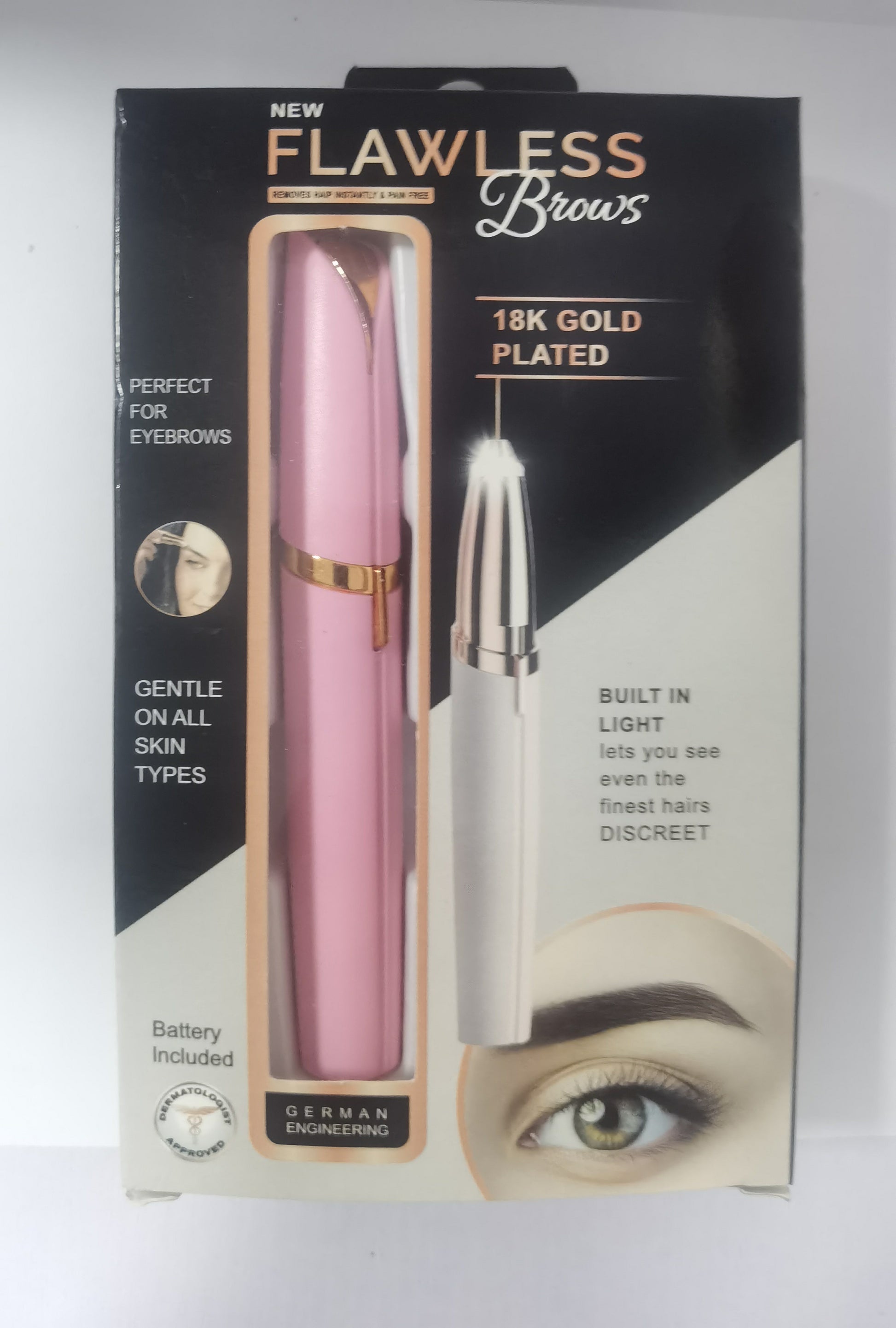 rechargeable mini eyebrow trimmer