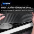Carbon Fiber Car Door Edge Guards, 3D Vinyl Car Door Sill Protector Wrap Film Auto Door Trim Strips, Anti-Scratch Anti-Collision Adhesive Tape Auto Bumper Door Entry Guard for Most Cars (2