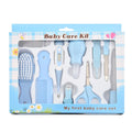 Baby Healthcare and Grooming Kit, 10 in 1 Newborn Nursery Care Kit, Toddler Nail Clippers, Medicine Dropper Feeder, Infant Comb, Brush, Nose Cleaner, Portable Baby Care Kit for Baby Girl Boy