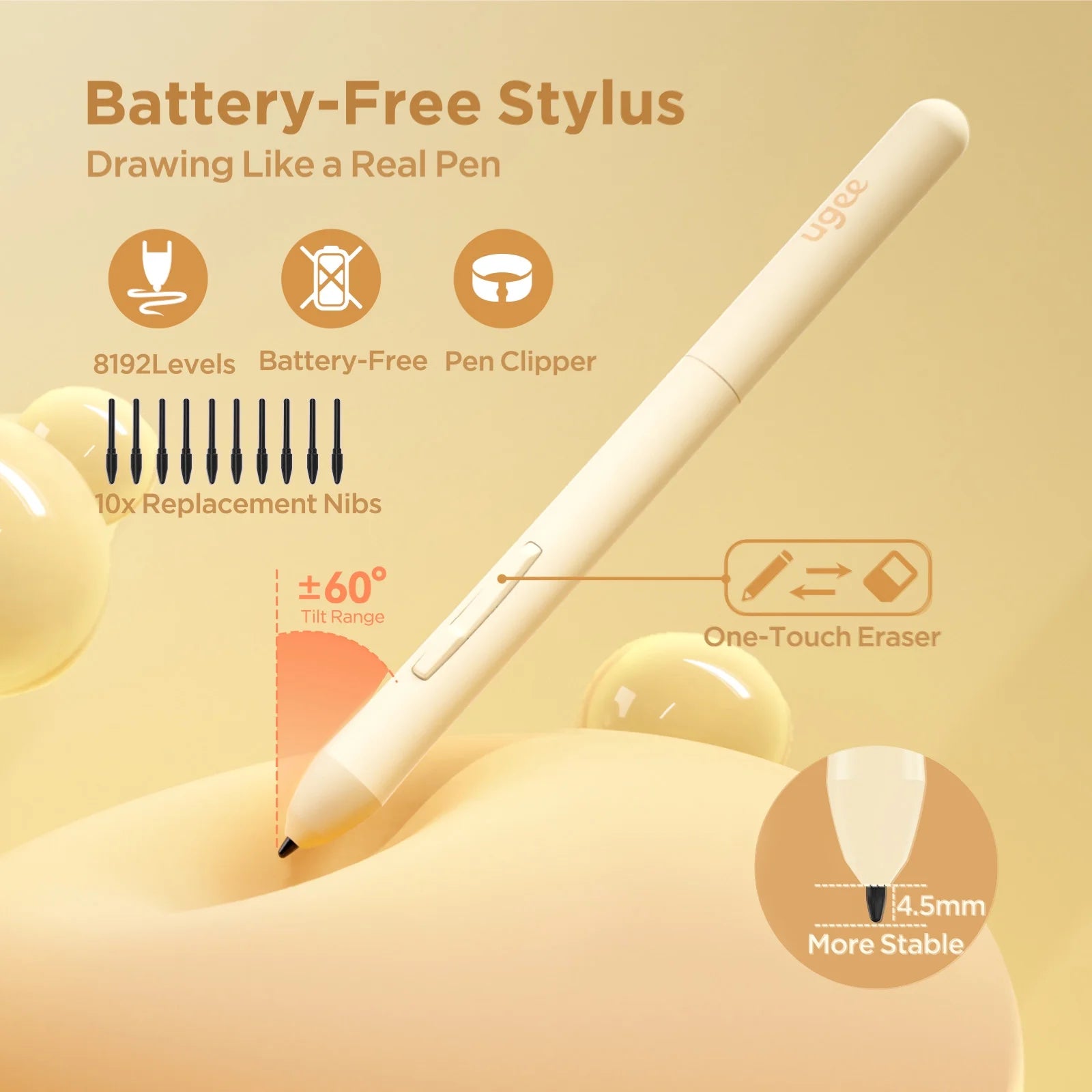 S640 Graphics Drawing Tablet 6.3"X 4" Pen Tablet for Linux, Mac, Windows PC and Android OSU