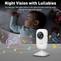 Upgrade Video Baby Monitor with 2 Cameras and Audio 2.8