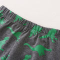 Kids Clothes Set,1-8Years Old Kids Boys Girls Long Sleeve Dinosaur Printed Top and Pants Set Outfit (Dark Gray-02#, 5-6 Years)