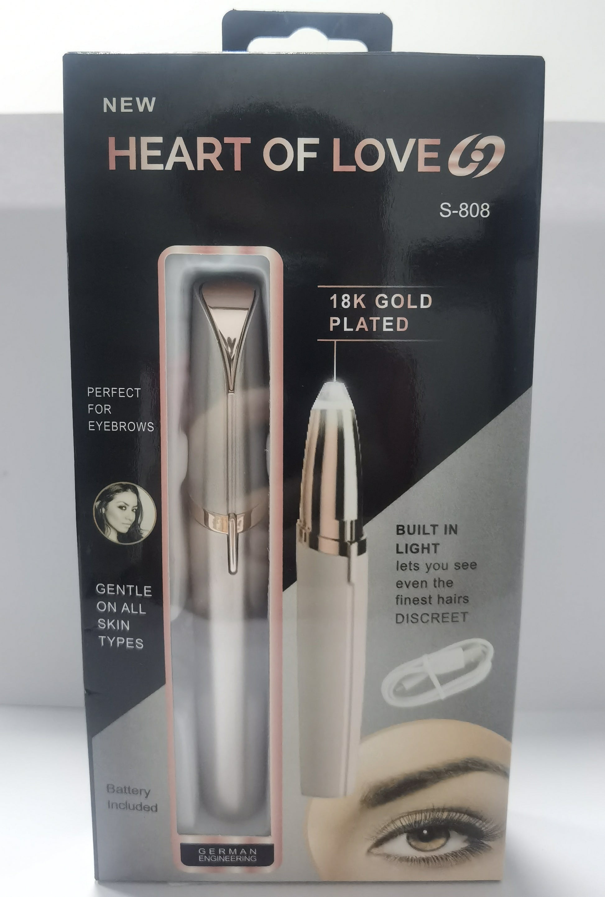 electric trimmer for eyebrows