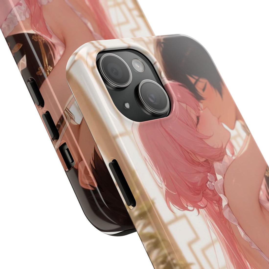 Romantic Anime Phone Cases for Couples, Unique Gifts for Her, Cute Love Design, Valentine's Day, Kawaii Aesthetic