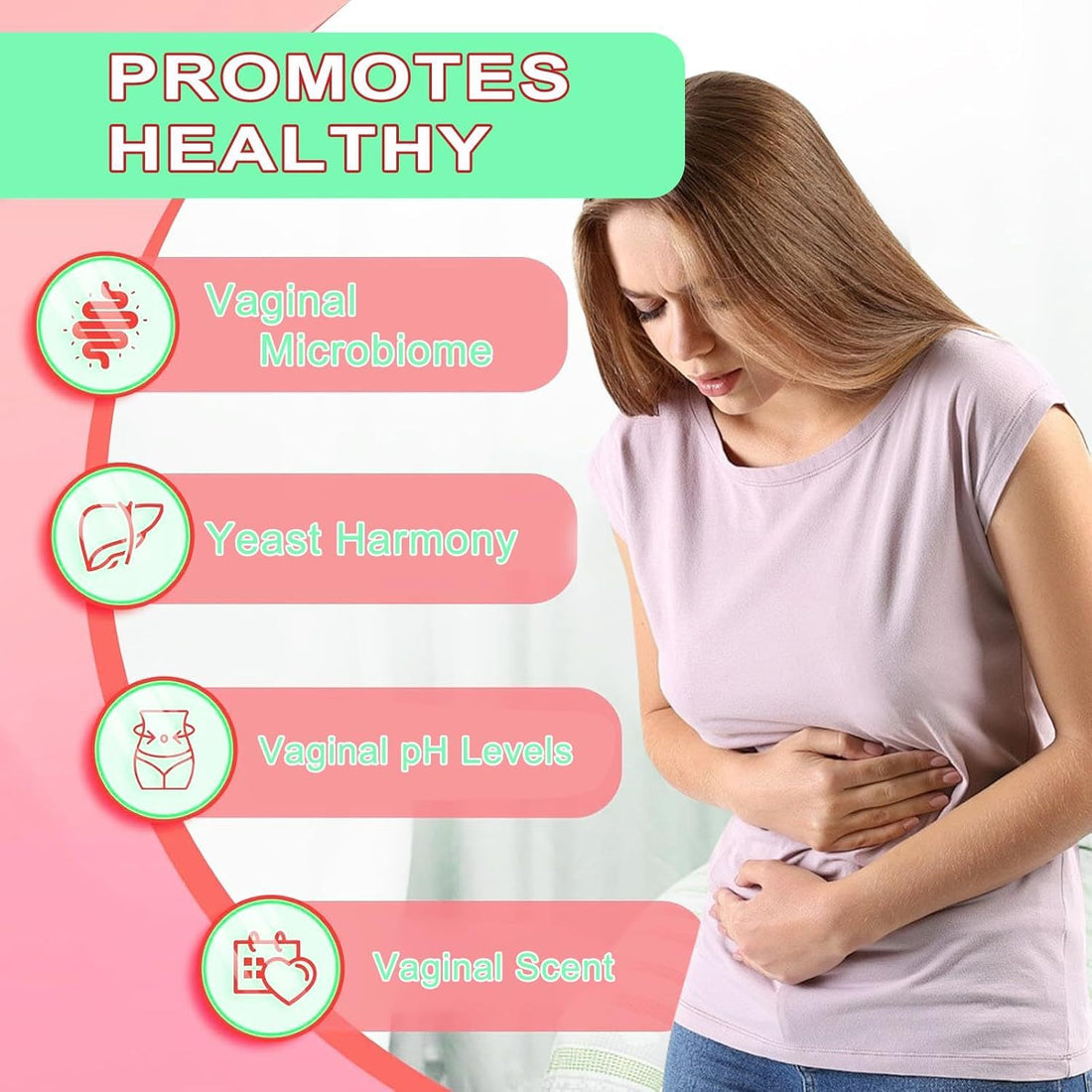 60 Capsules -bottle Of Female Probiotics