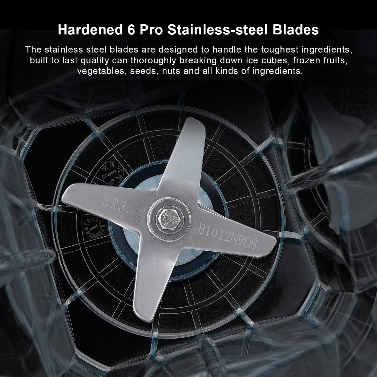 Heavy Duty Professional Blender, Peak 2200W Commercial Grade Bar Blender with 70Oz Container for Shakes, Smoothies, Ice Crushing, Frozen Fruits, Soups, Dry Grinding (Red)