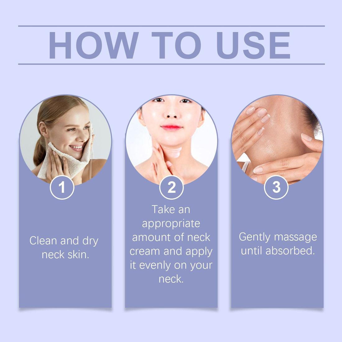 OUHOE Anti-Aging Neck Cream Anti-Aging Neck Fade Smooth Fine Lines Moisturizing Hydrating Nourishing Rejuvenating Neck Cream