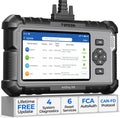 AD500 OBD2 Scanner Car Code Reader Scan Tool, Engine ABS SRS Transmission Diagnostics Tool, Oil/Throttle/Sas/Tpms/Bms/Epb Reset Car Scanner, Free Upgrade for DIY