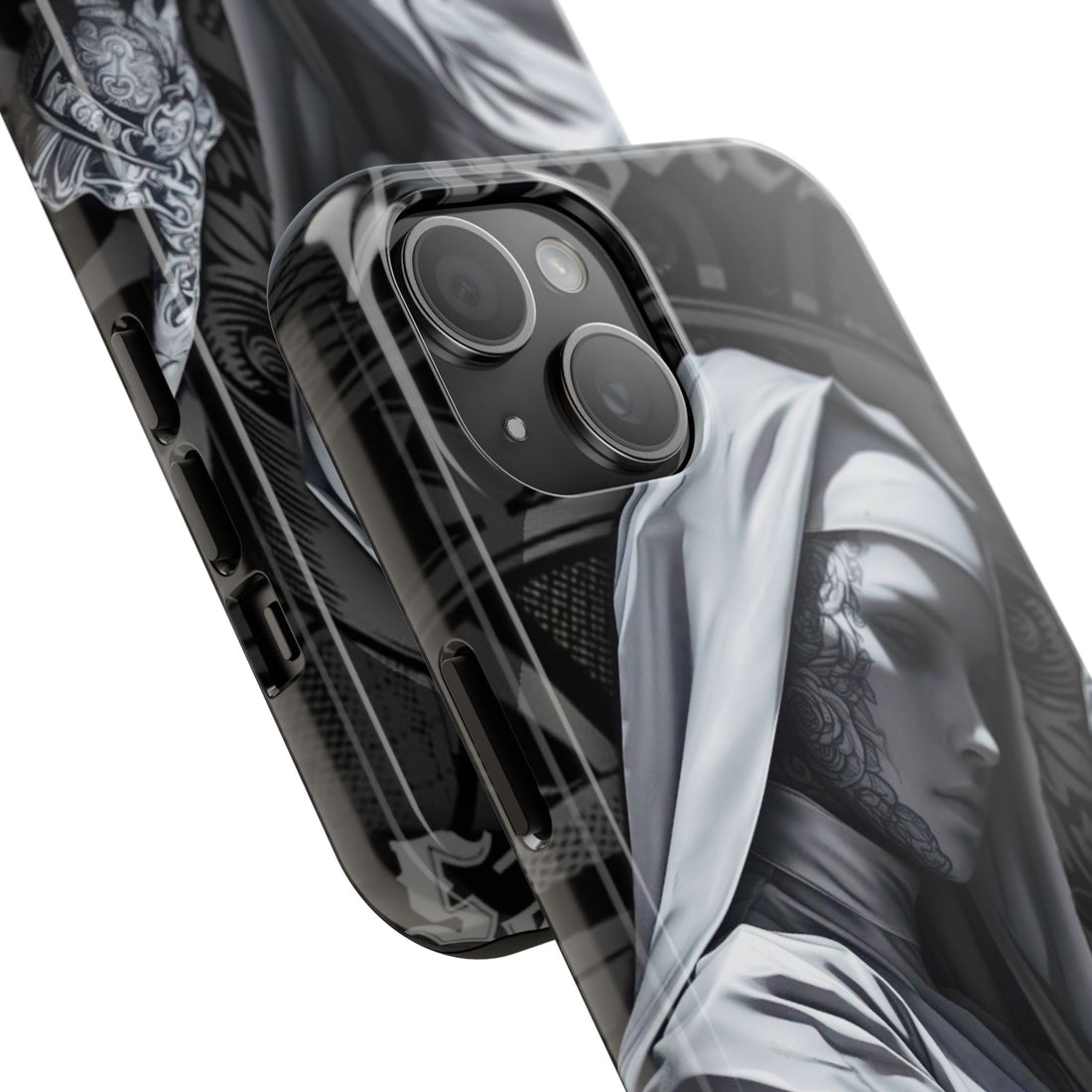 Gothic Art Phone Case, Tough Case for iPhone, Edgy Phone Cover, Dark Aesthetic Gifts, Unique Smartphone Accessory
