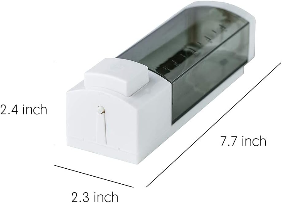 Soap Dispensers 250Ml ABS Plastic Drill Free with Adhesive or Wall Mount with Screws Liquid Hand Shower Dispenser for Bathroom or Kitchen