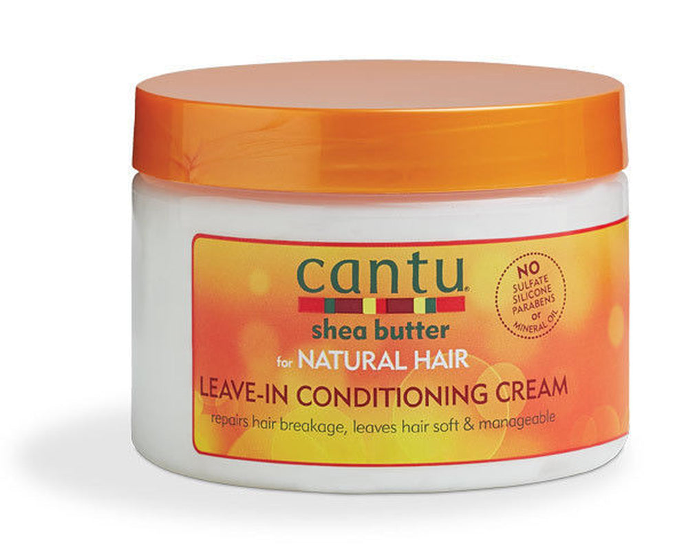 Cantu Shea Butter Leave-In Conditioning Cream for Natural Hair 12 Oz