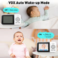 Upgrade Video Baby Monitor with 2 Cameras and Audio 2.8