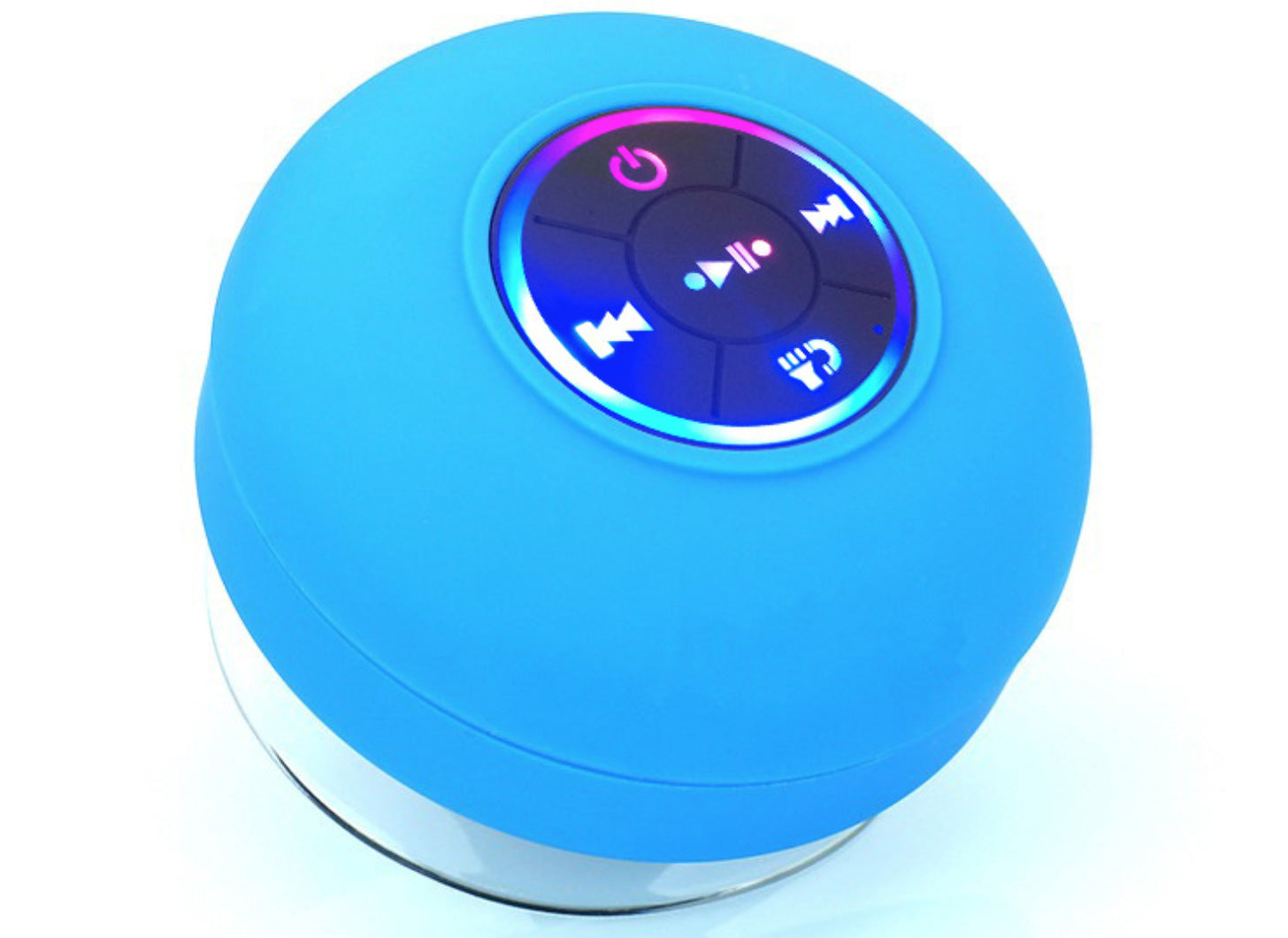 Best waterproof Bluetooth speaker BTS07 with LED and suction cup