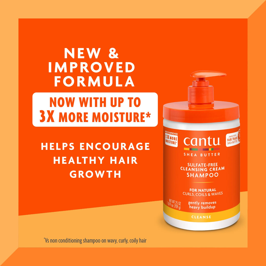 Shea Butter for Natural Hair Sulfate-Free Cleansing Cream Shampoo 25Oz