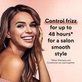 Silk Protein Infusion Conditioner, Sleek and Smooth, for Soft Hair and Frizz Control, 28 Oz Pack of 4