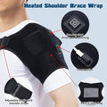 Shoulder Heating Pads for Pain Relief - Electric Heated Shoulder Brace with 3 Temperature Settings, Suitable for Left and Right, Unisex Birthday Gifts for Women Men Mom Dad