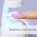Tipex UV Gel Nail Adhesive, 30G Solid for Soft Acrylic Tips, Long Lasting Strong Bonding for 28+ Days, Large Volume Tube, Rhinestone Glue for Nail Art