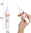 5-In-1 Electric Ear Scoop Electric Children'S Ear Scoop Safety Painless Earwax Remover Cordless Vacuum Ear Wax Cleaning Tool Painless Ear Cleaning Tool for Whole Family,White