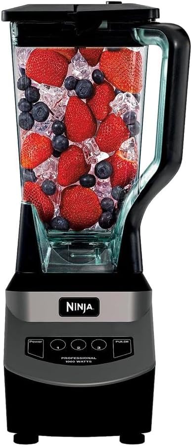 BL660 Professional Compact Smoothie & Food Processing Blender, 1100-Watts, 3 Functions -For Frozen Drinks, Smoothies, Sauces, & More, 72-Oz.* Pitcher, (2) 16-Oz. To-Go Cups & Spout Lids, Gray