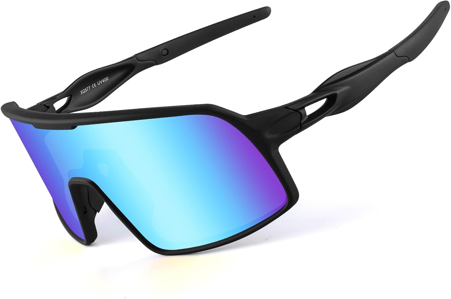 Polarized Cycling Glasses Sports Sunglasses, UV400 Protection, Men Women Running Fishing Driving Baseball Glasses