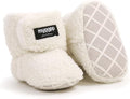 Baby Booties Cozy Fleece Slippers Soft Baby Shoes with Gripper Soles, Winter Infant Newborn Crib Sock Shoes Warm Footwear First Walkers