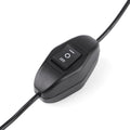 Mini USB Refrigerator Cooler Beverage Drink Cans Refrigerator and Heater for Office Desktop Hotel Home Car (Black)