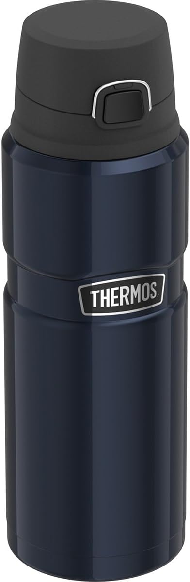 Stainless King Vacuum-Insulated Drink Bottle, 24 Ounce, Matte Steel