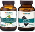 Organic Ashwagandha and Shilajit Extract, Supplements for Stress Relief & Energy Support, 60 Count (Pack of 2)