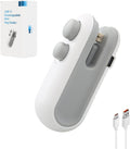 LX Mini Bag Sealer, USB-C Rechargeable 2 in 1 Heat Seal with Cutter and Magnet, Resealer Machine for Snack Bags