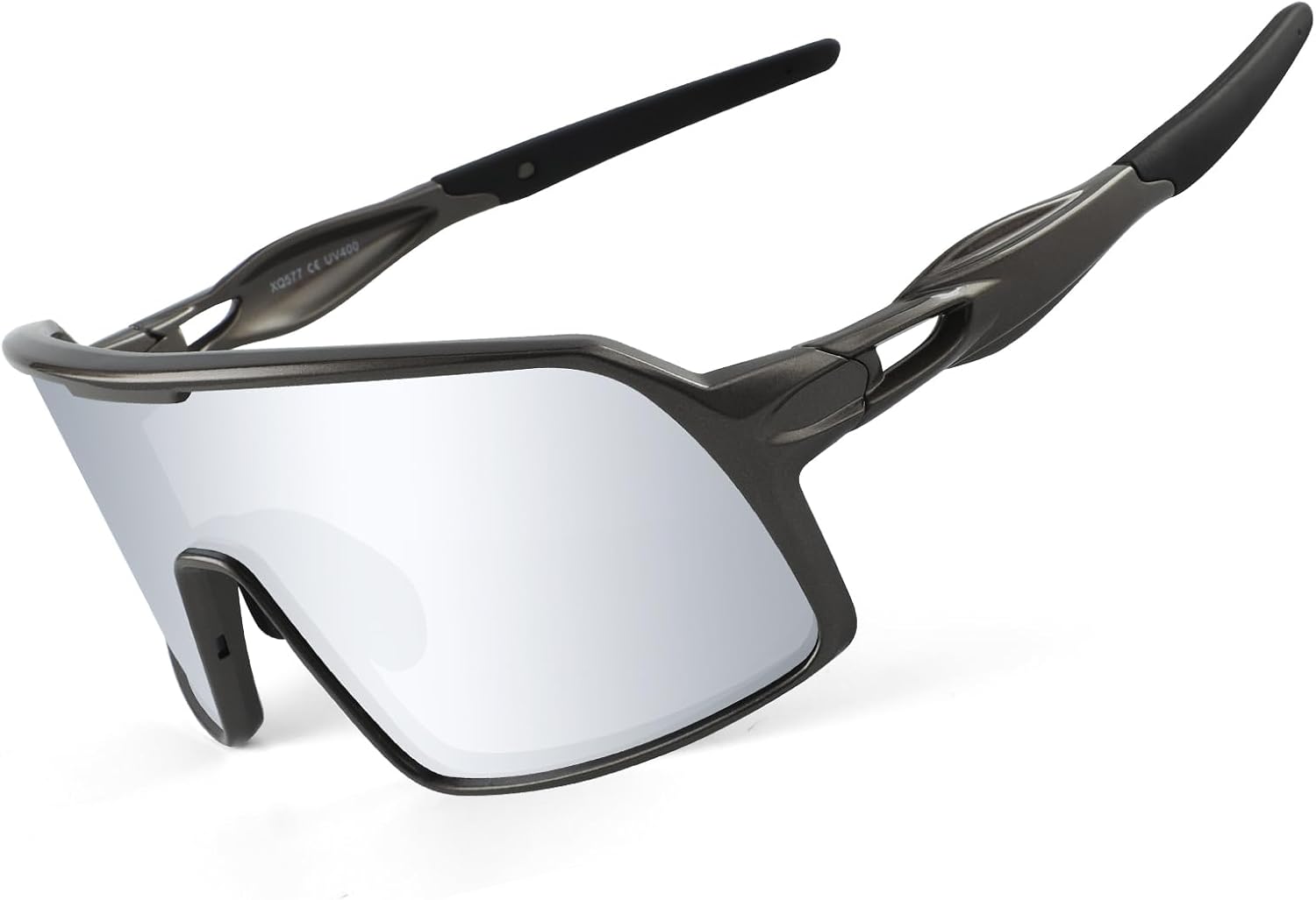 Polarized Cycling Glasses Sports Sunglasses, UV400 Protection, Men Women Running Fishing Driving Baseball Glasses