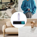 Reusable Lint Roller with Brush, Lint Roller for Cat Hair & Dog Fur, Ideal for Furniture, Carpets, Clothing & Bedding, Pet Hair Remover, Cat & Dog Hair Remover Tool