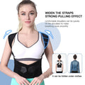 Posture Corrector for Women and Men,Adjustable Shoulder Straightener,Back Support Brace,Upper Spine Scoliosis, Hunchback